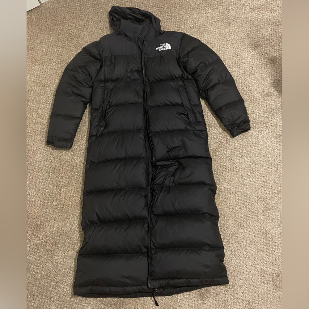 The North Face Nuptse Duster Down Jacket -black- medium